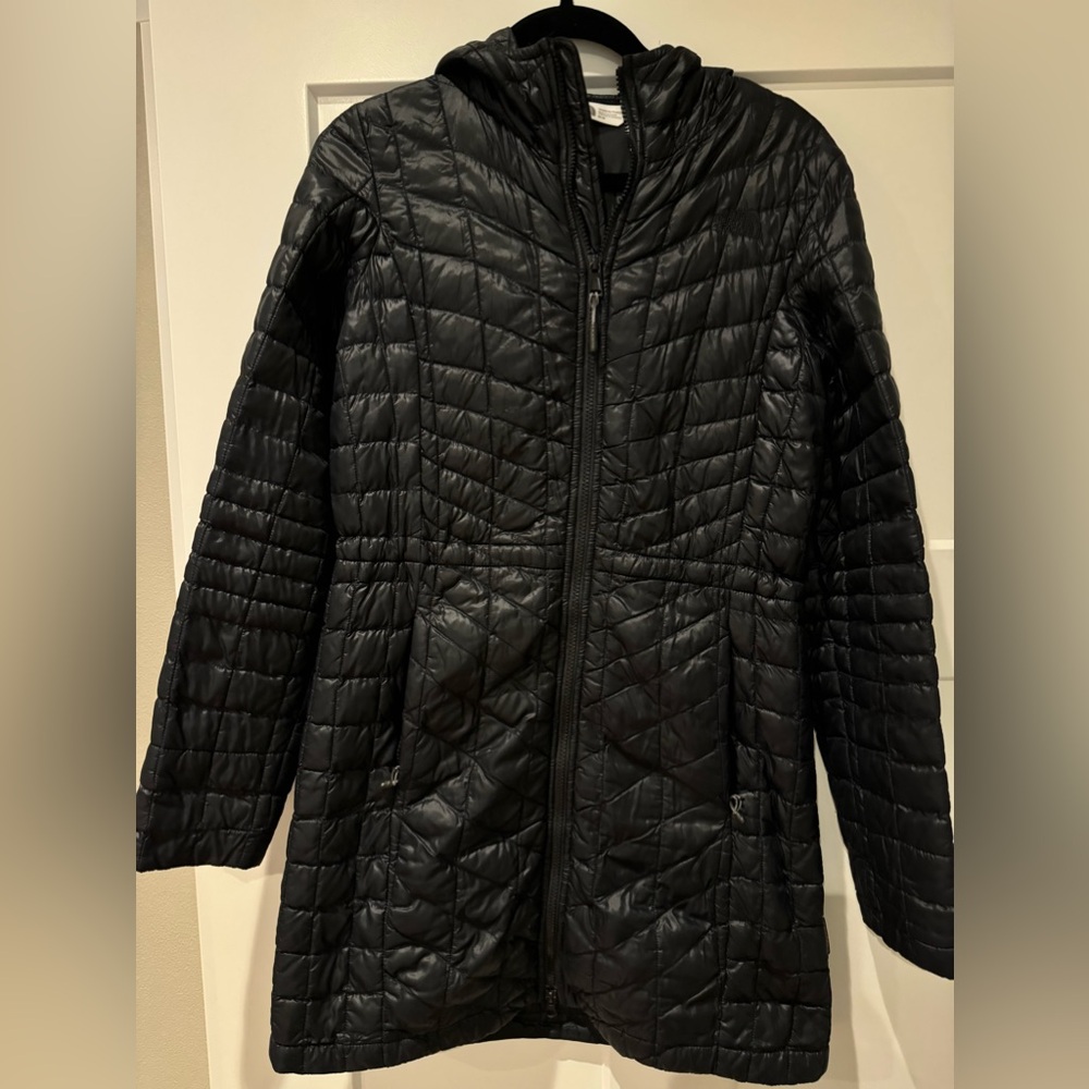 The North Face, black long jacket